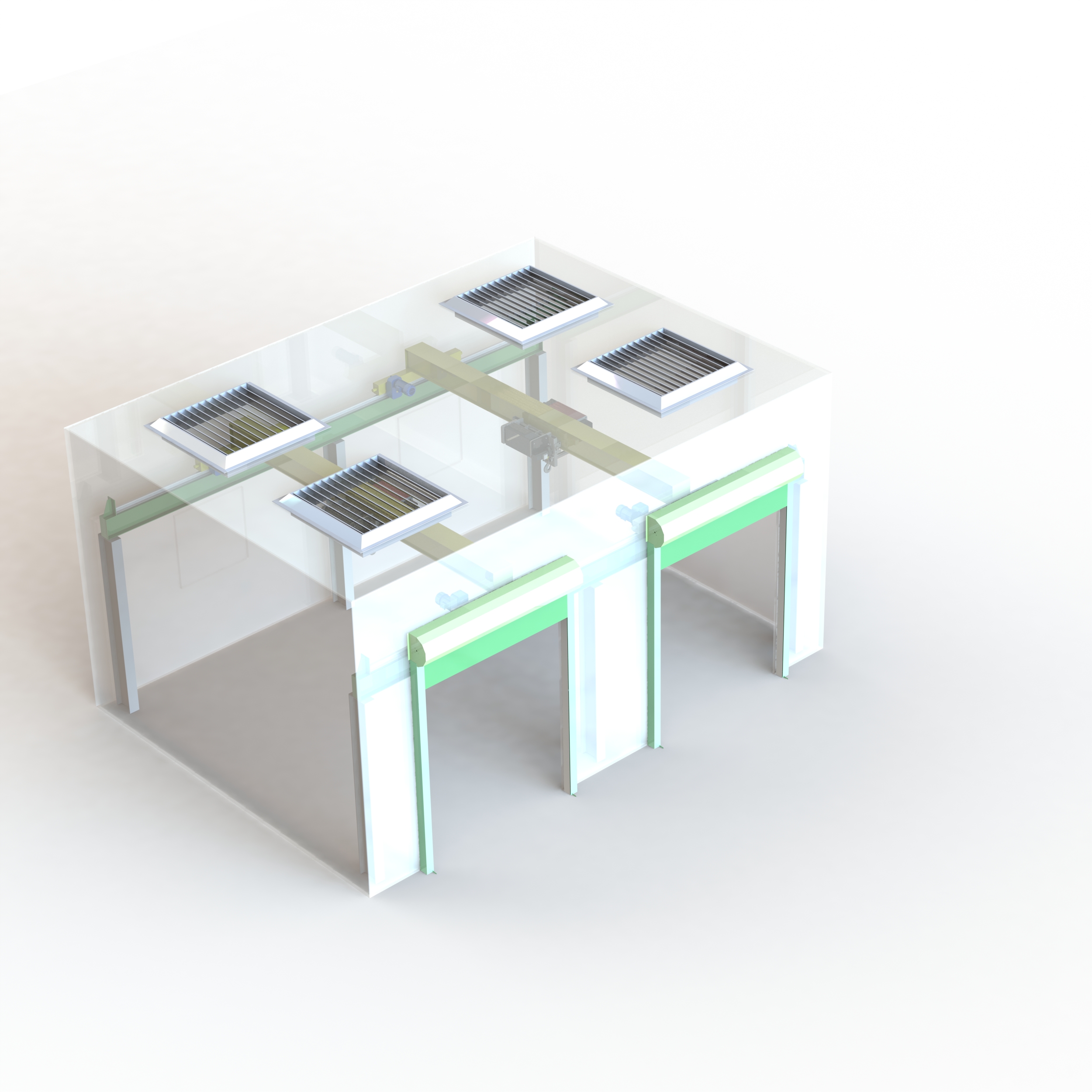 山东鲁起重工｜车间房体简易起重机方案：高效安装，赋能产线升级