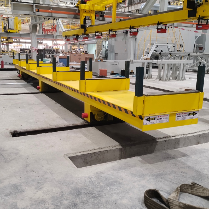 鲁起重工出料台车：重型智造的硬核 “搬运官”